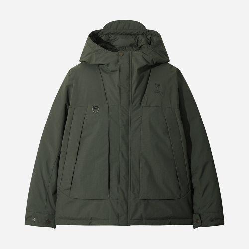 Пуховик с капюшоном Urbane D7 (D.KHAKI)