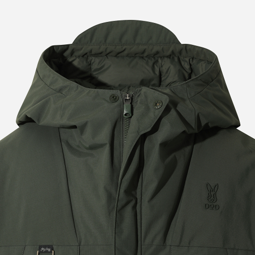 Пуховик с капюшоном Urbane D7 (D.KHAKI)