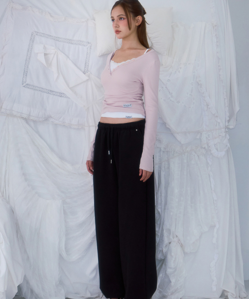 Back Point 2Way Sweatpants [черный]