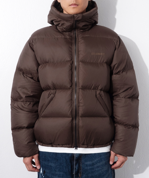 RG Duck Down Heavyweight Hoodie Jacket (Brown)