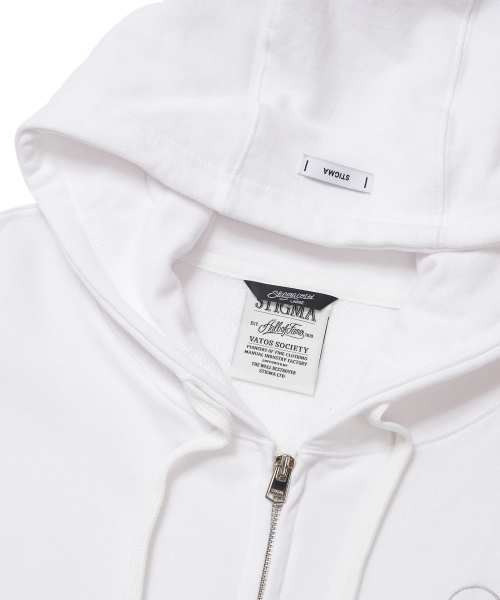 ML CROP ZIP-UP WHITE