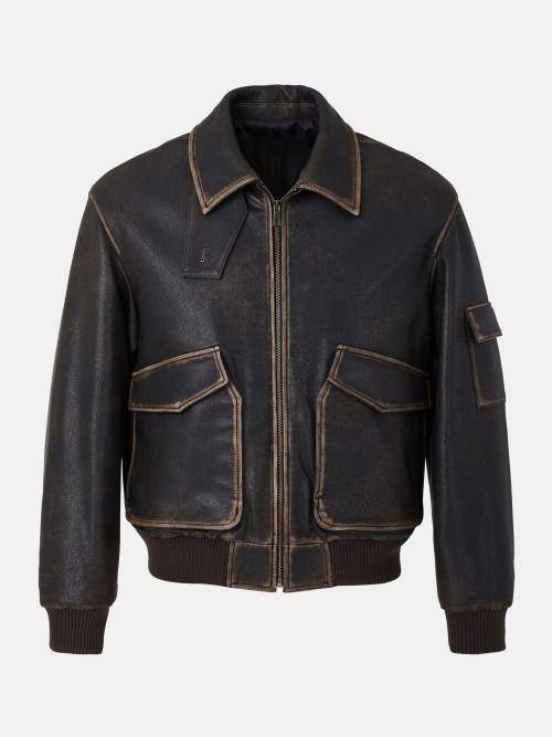 Heavy Lambskin — куртка с большими карманами CLJP122