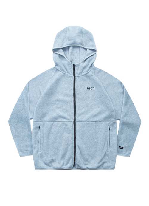 FLEECE ZIP-UP / лёгкий-синий