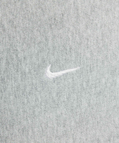 Solo Swoosh Fleece Crew M — Dark Grey Heather/White HV1087-063