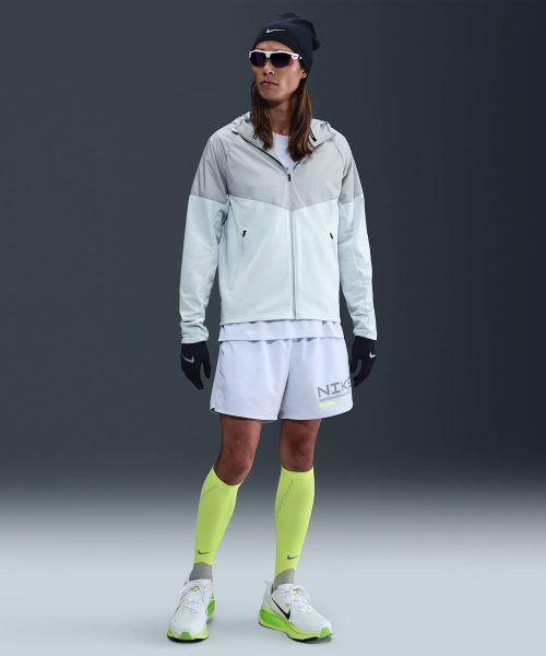 Беговая куртка Miler Repel Winterized M - Pure Platinum:Light Smoke Grey:Volt / HV2670-043