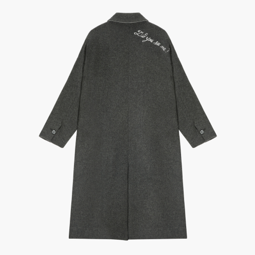 I'm Here длинное пальто CHARCOAL S5FWCT008