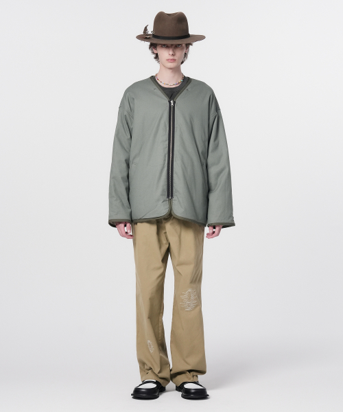 Reinforced Liner jacket_Olive&Beige