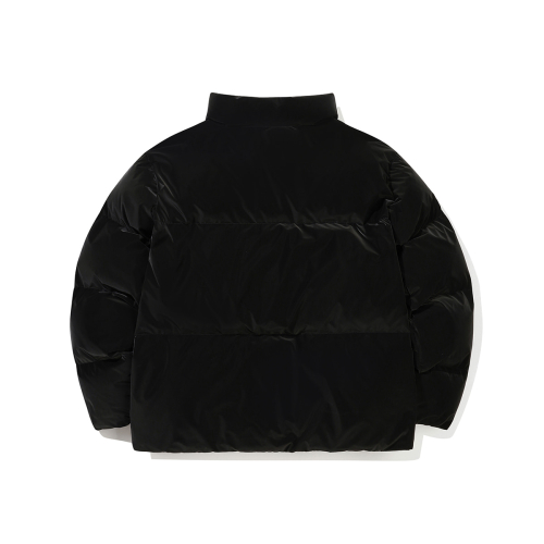 Пуховик со стойкой COATED BLACK