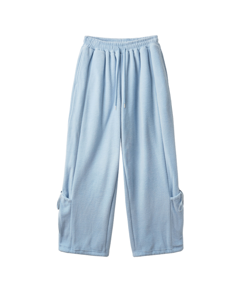 Hem Pocket Fleece брюки небесный синий