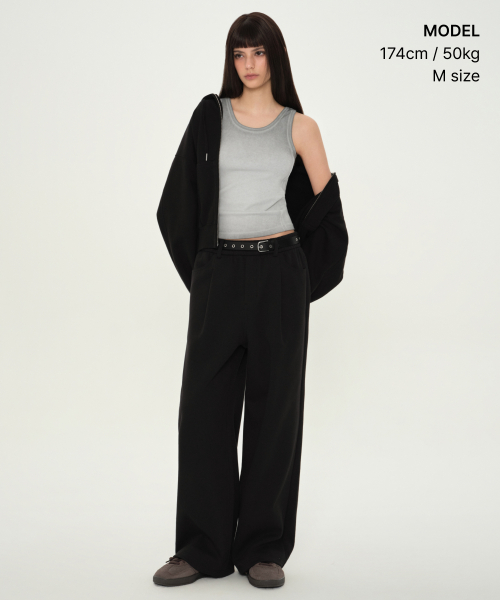 WOMENS DOUBLE-трикотаж DENIM-DETAIL BERMUDA SWEAT брюки [чёрный]