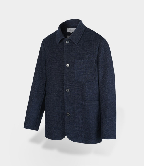 Стеганая куртка из шерсти - Navy
