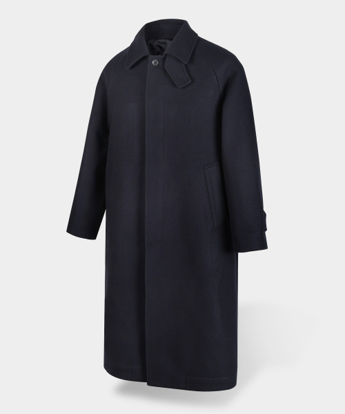 Пальто бальмакаан из шерстяного микса, Dark Navy