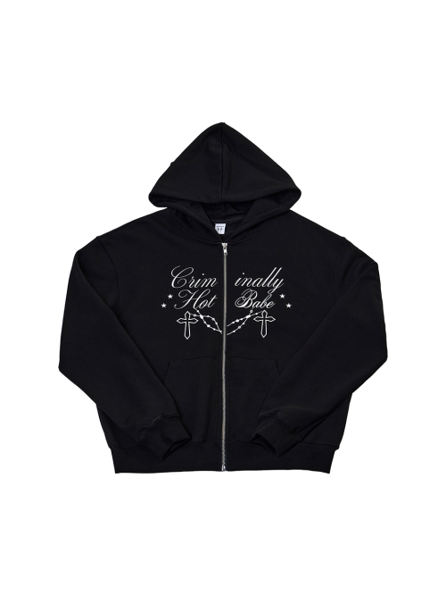 Criminally Hot Hoodie (чёрный)