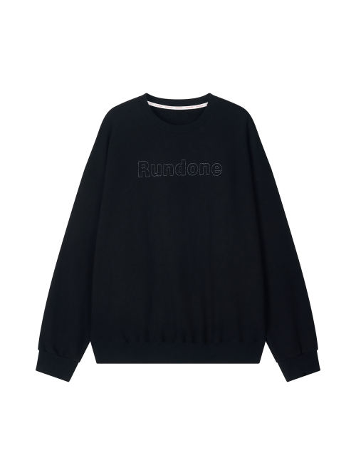 SLOGAN SWEATSHIRT [чёрный]