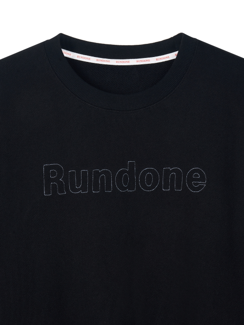SLOGAN SWEATSHIRT [чёрный]