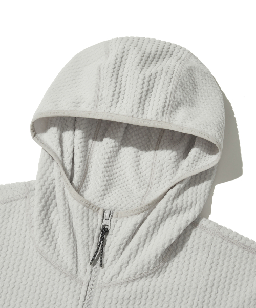 Welter Experiment X Wisdom Fleece Zip Hoodie_WHITE