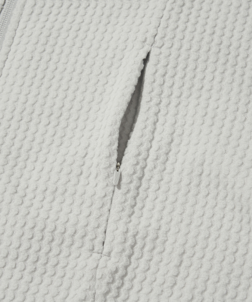 Welter Experiment X Wisdom Fleece Zip Hoodie_WHITE