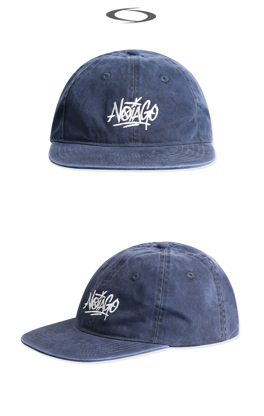 GRAFFITI LOGO SNAPBACK - 2 COLORS NAVY