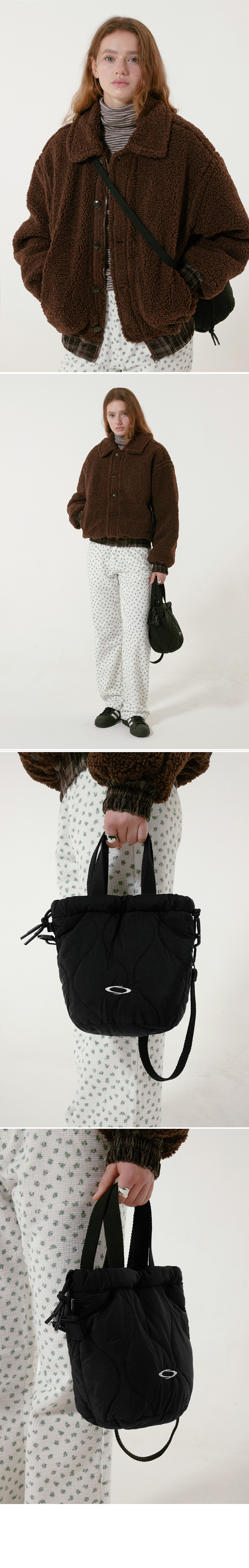 TWO-WAY QUILTING BAG - 2 COLORS KHAKI