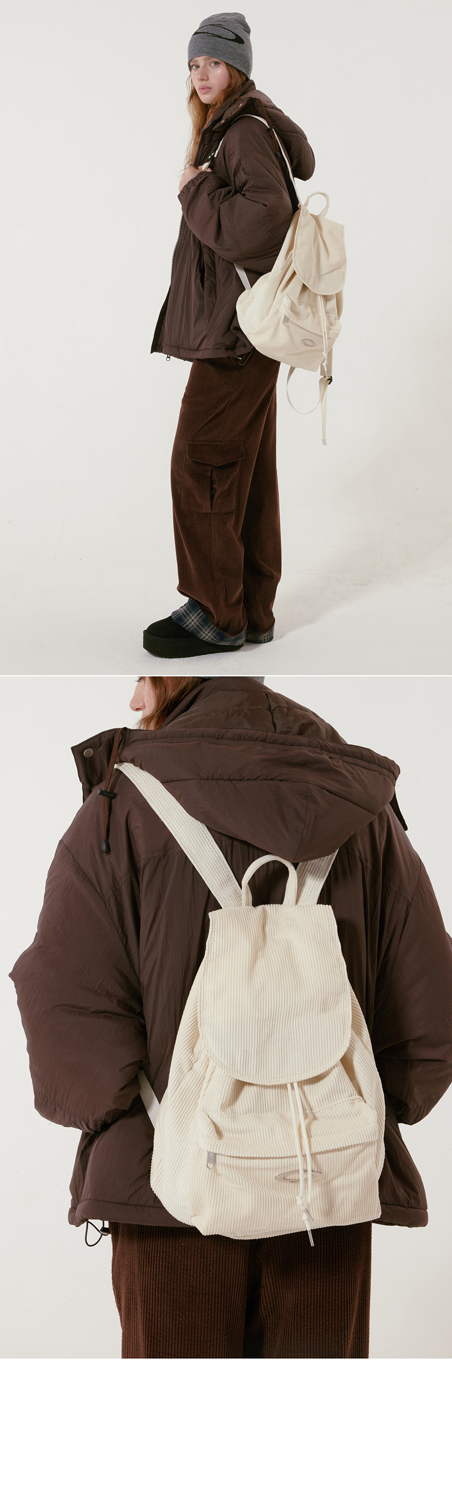 BACKPACK - 5 COLORS BROWN