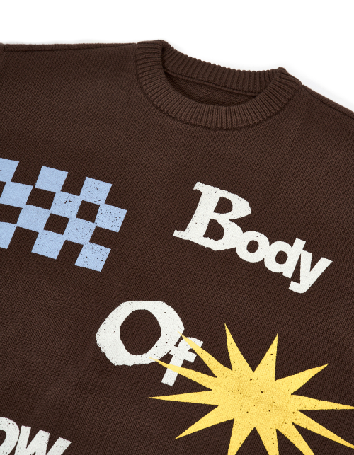 B.O.K Printed Knit - Chocolate