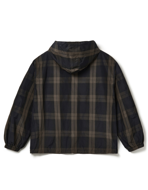 Shadow Plaid Jacket - Black