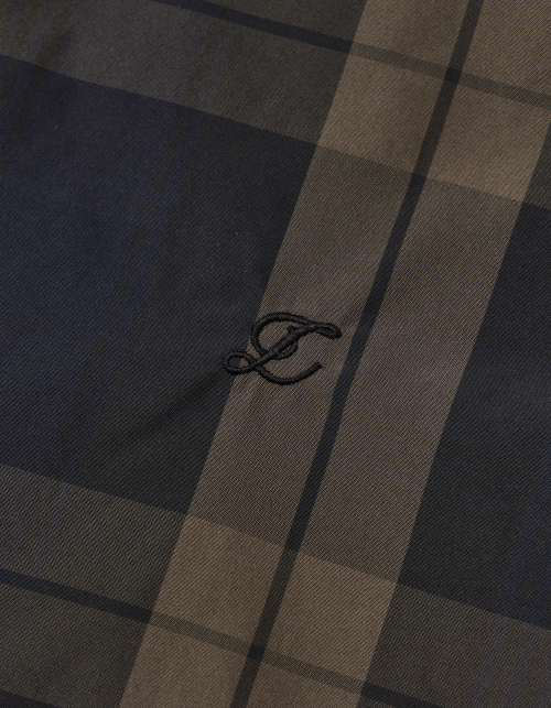 Shadow Plaid Jacket - Black