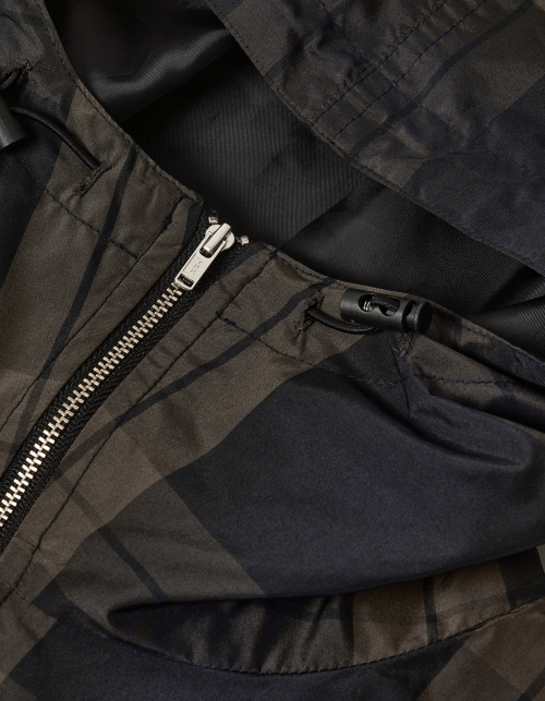 Shadow Plaid Jacket - Black