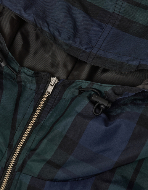 Shadow Plaid Jacket - Navy