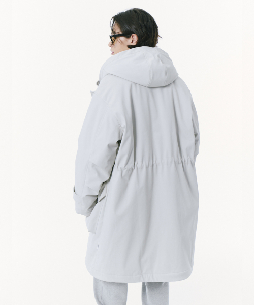 Multi Pocket Hoodie Coat (CREAM)