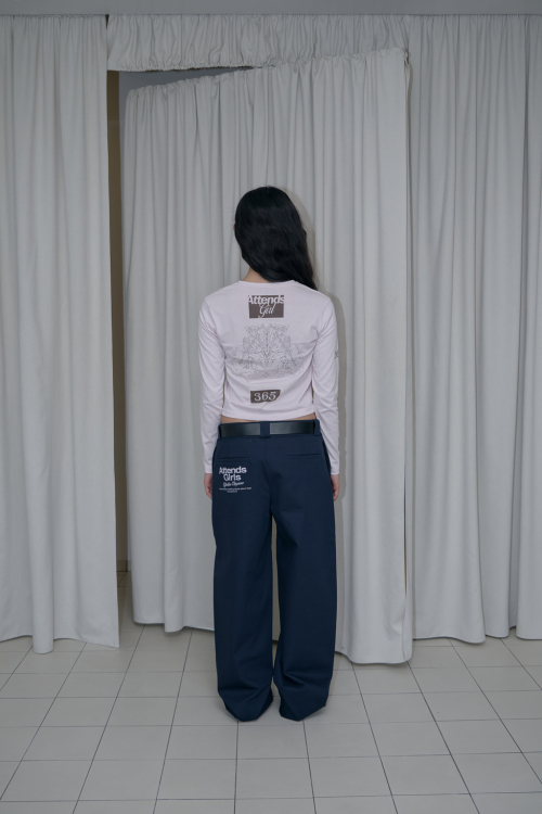 Attends girls chino pants (Navy)