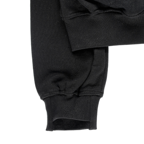EXP WARLD LOGO HOODIE ZIP UP BLACK