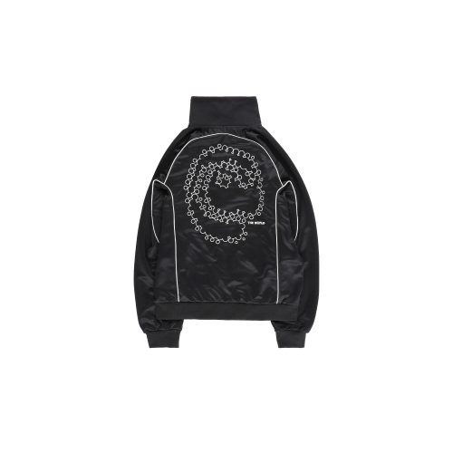 AAS LOGO TRACK ZIP UP JACKET BLACK