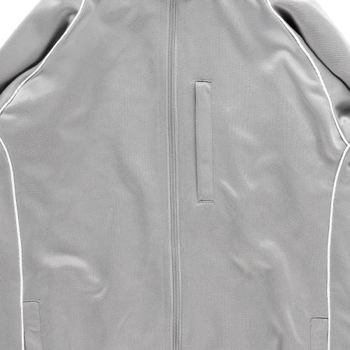 AAS LOGO TRACK ZIP UP JACKET CHACOAL