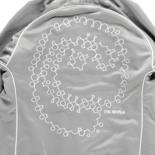 AAS LOGO TRACK ZIP UP JACKET CHACOAL