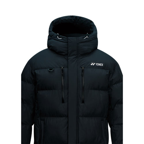Куртка-пуховик лонг рипстоп унисекс 253JC001U Black