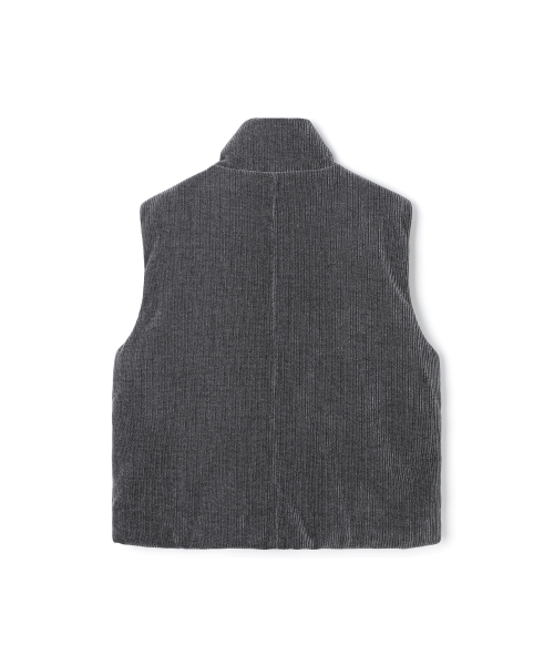 Мужской вельветовый жилет (DK-GREY) (HBAVE20)