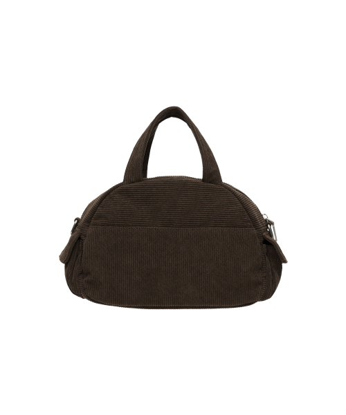 MINI BOWLING TOTE BAG BROWN