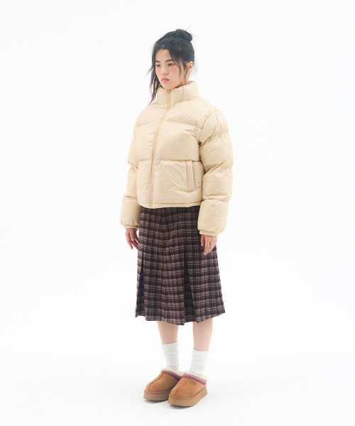 AMES CROP PUFFER PADDING BUTTER