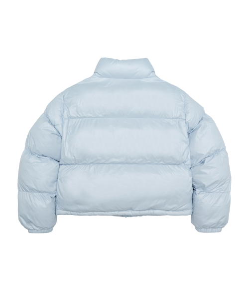 AMES CROP PUFFER PADDING BLUE