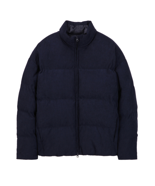 Вельветовый пуховик Essential, Navy IEJU5F007N2
