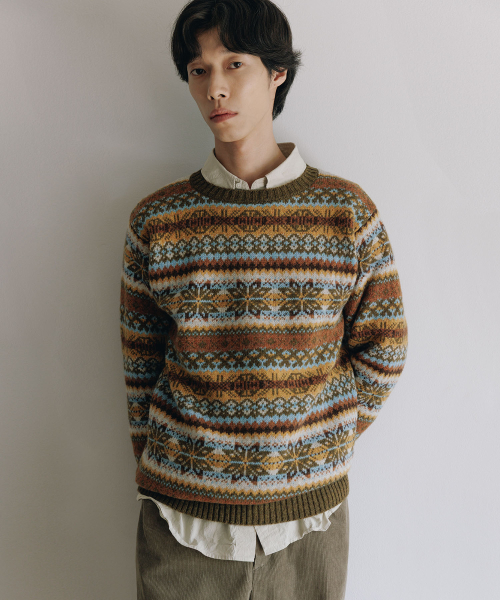 ALL OVER FAIRISLE SWEATER_MORLAND