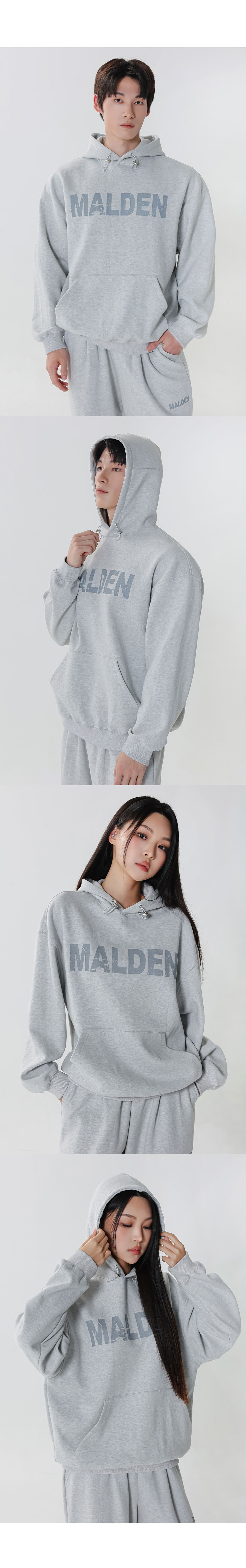 DOUBLE KNIT CRACK HOODIE 