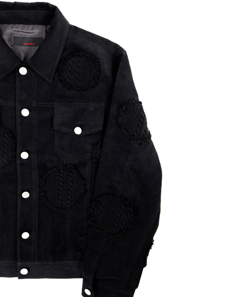 [TRSC] COTTON BLOSSOM JACKET - BLACK