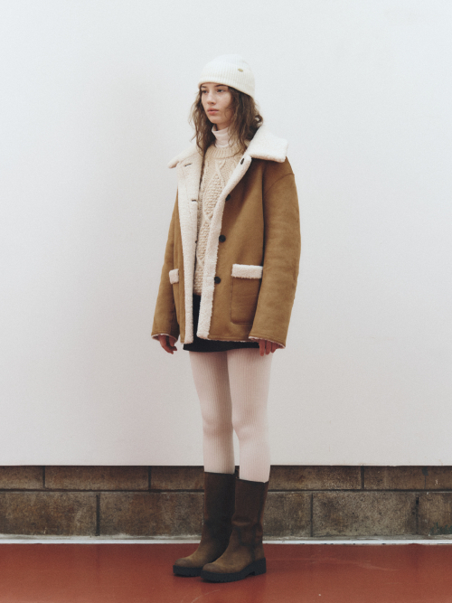 REVERSIBLE SUEDE MUSTANG_CAMEL