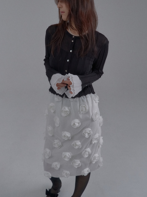 Pure Elegance Knit Cardigan_Black