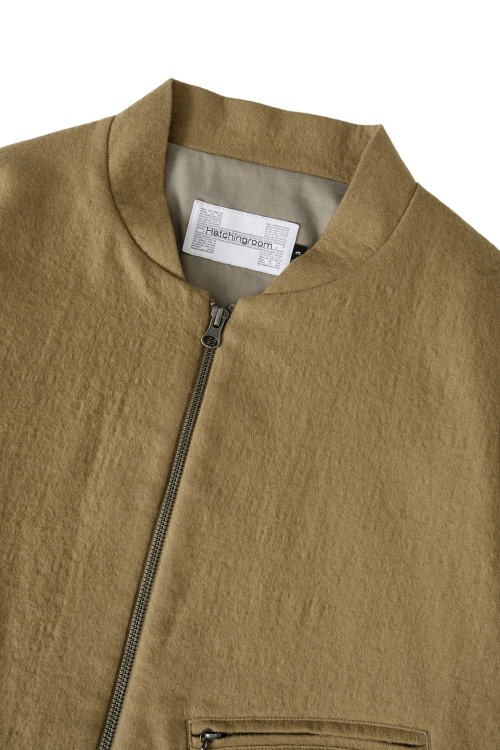 Hairy Bomber Jacket Camel