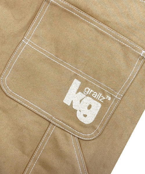 [GRAILZ X KOIN SEOUL X TREND SPACE] CARPENTER RAW PANTS [BEIGE]