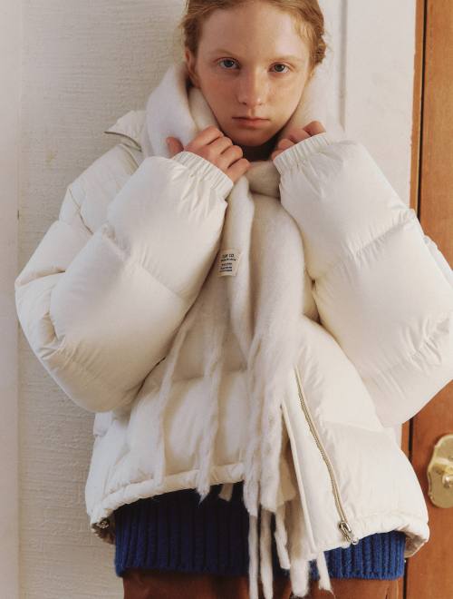 Puffer Short Padding - ivory