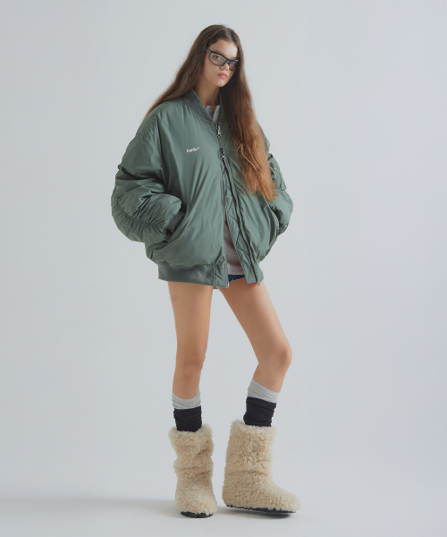 Реверсивный пуховик MA-1, Khaki